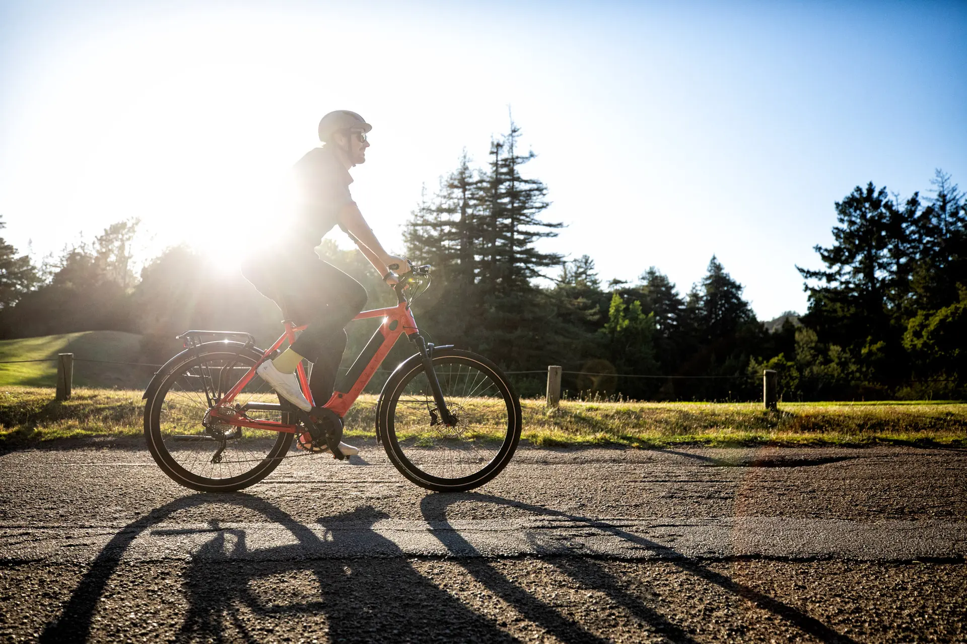 Gazelle E-Bike auf dem täglichen Weg
